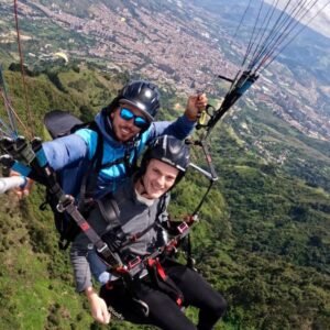 Paragliding through the Mountains